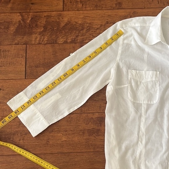 Loft Classic White Women's Button-Up Shirt - Picture 11 of 11